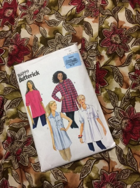 Photo of pattern and shirt front